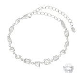 Ara White Sapphire Argenti Recycled Silver Bracelet