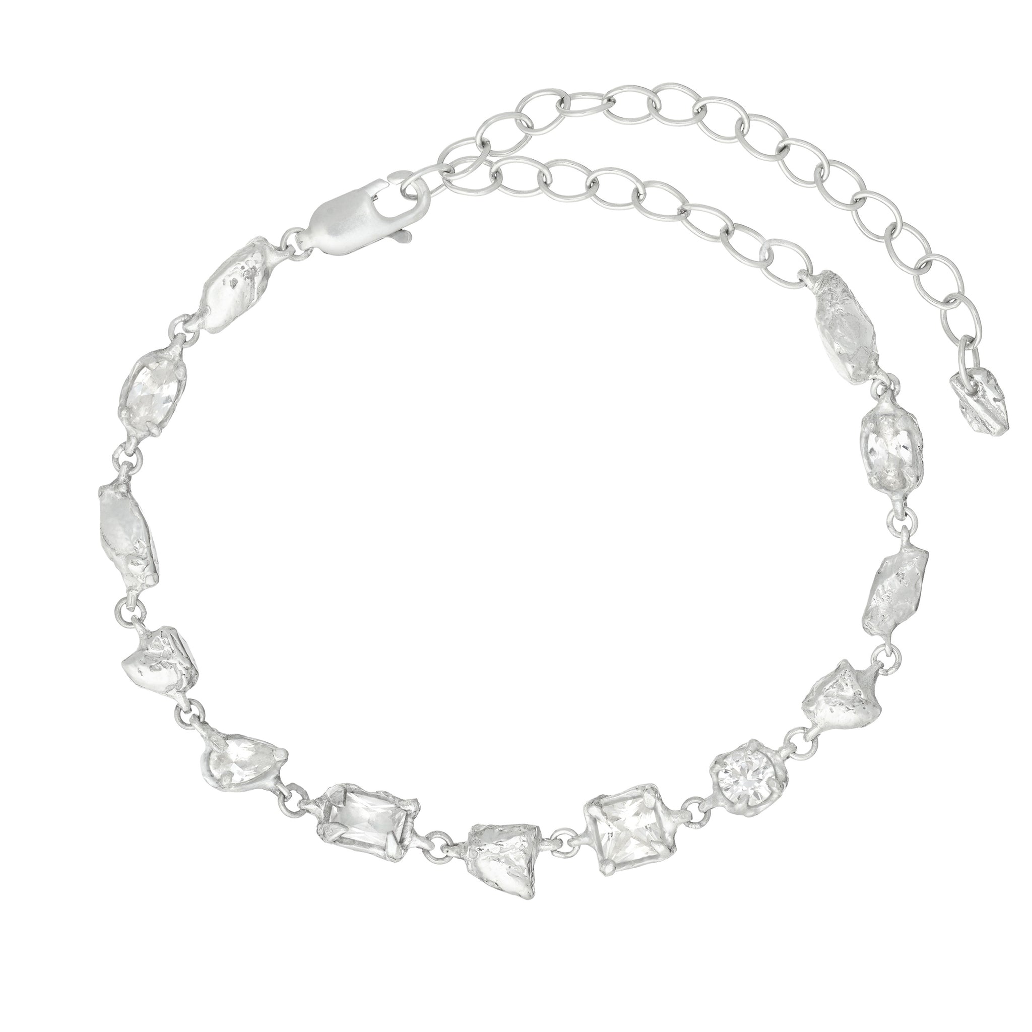 Ara White Sapphire Argenti Bracelet