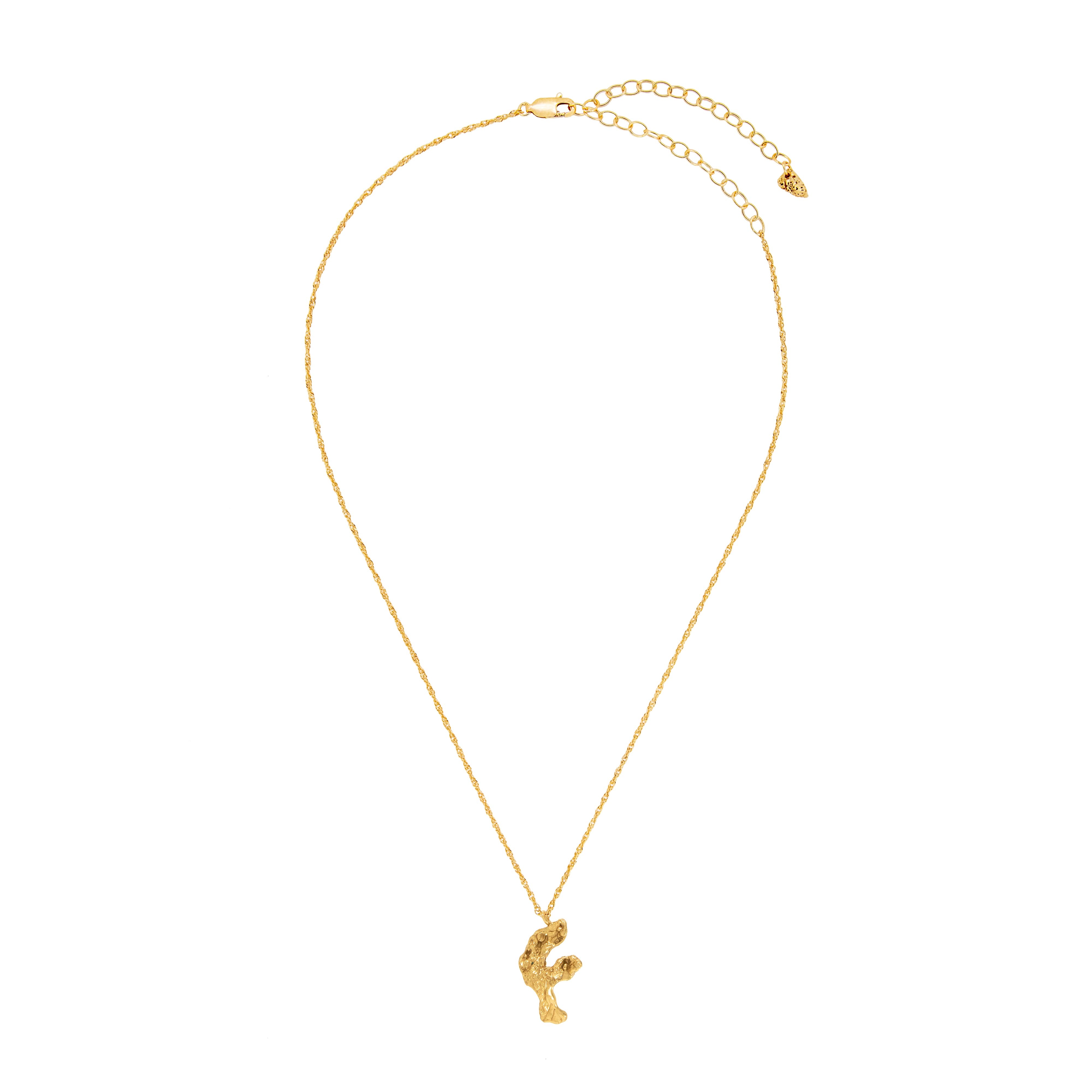 F Alphabet Necklace