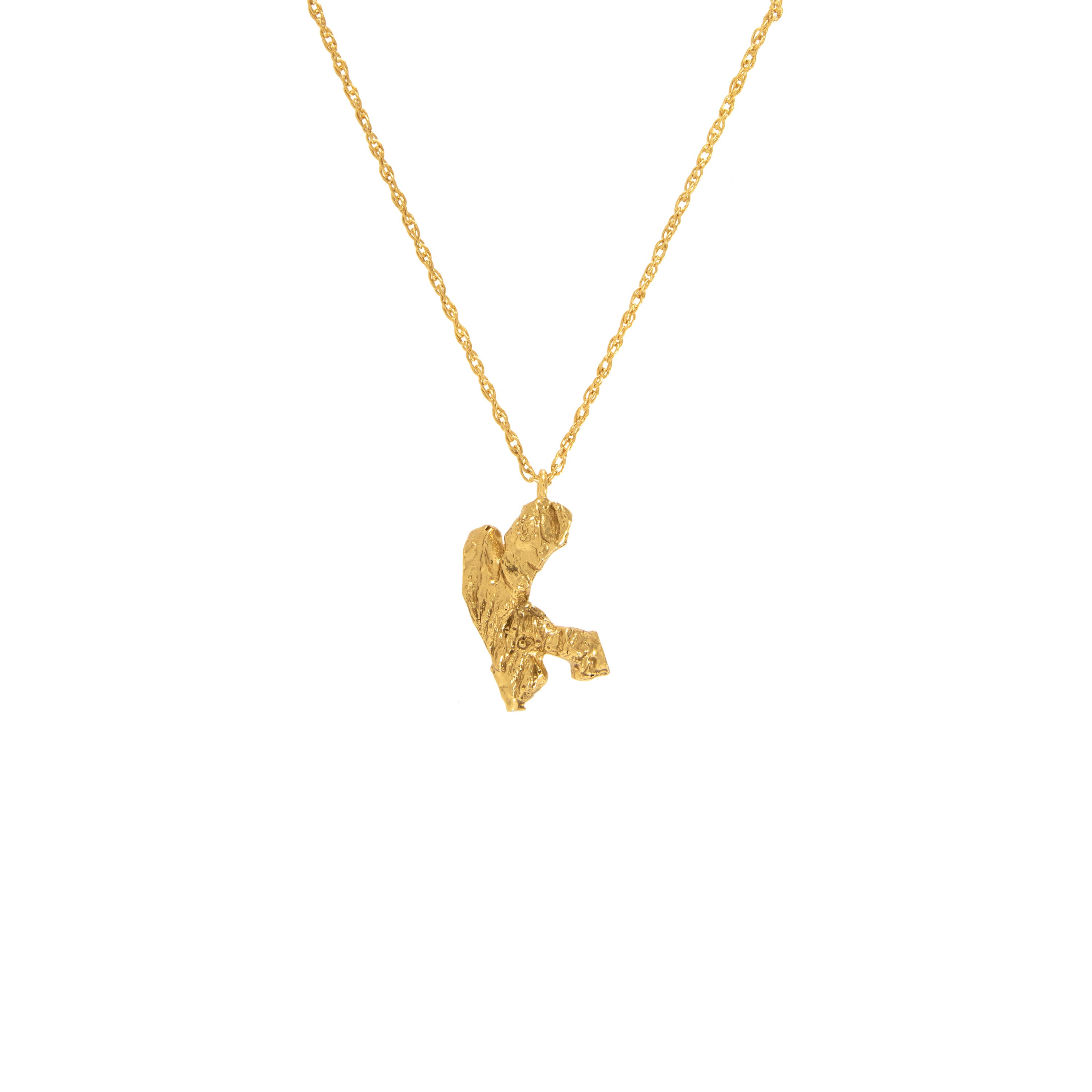 K Alphabet Necklace