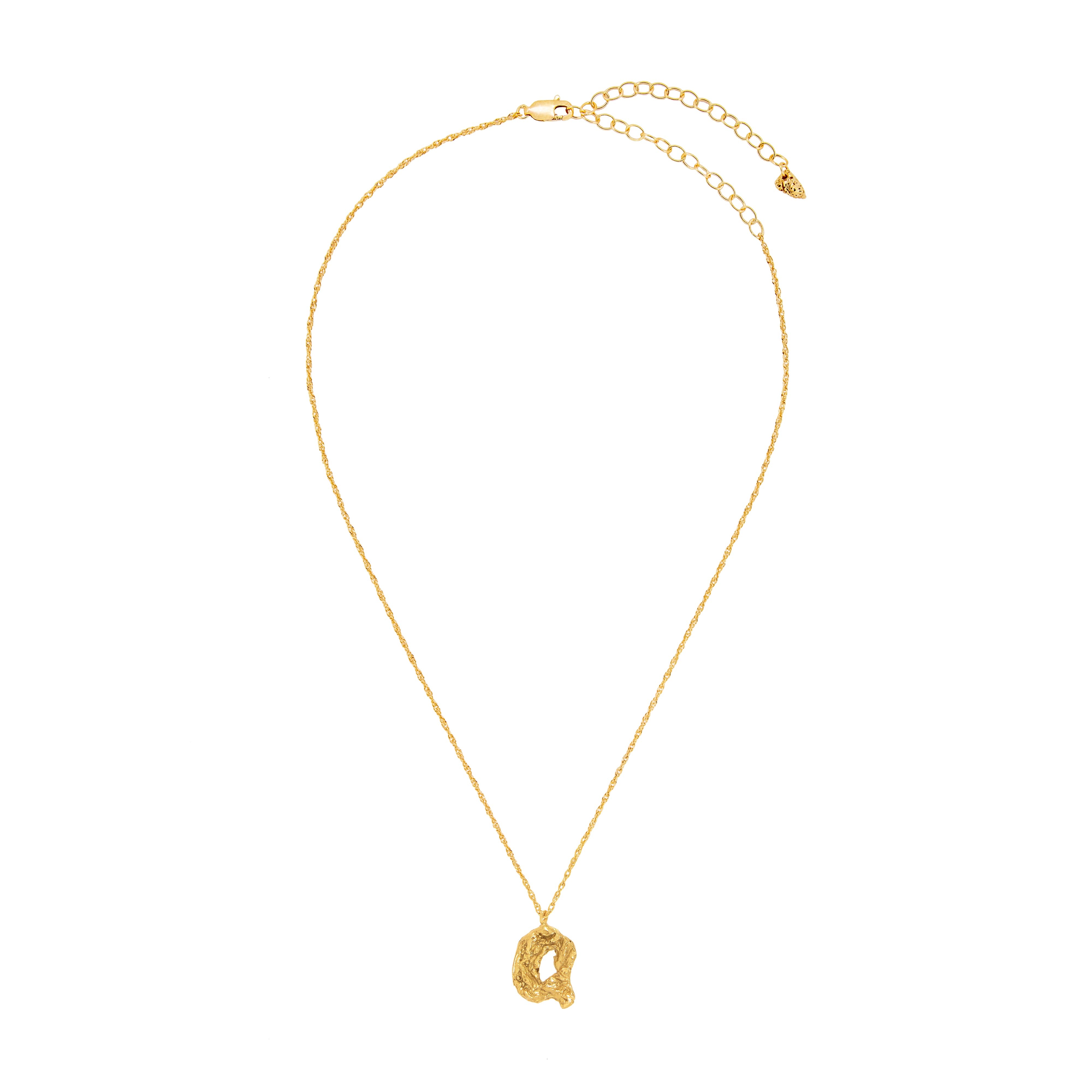 Q Alphabet Necklace