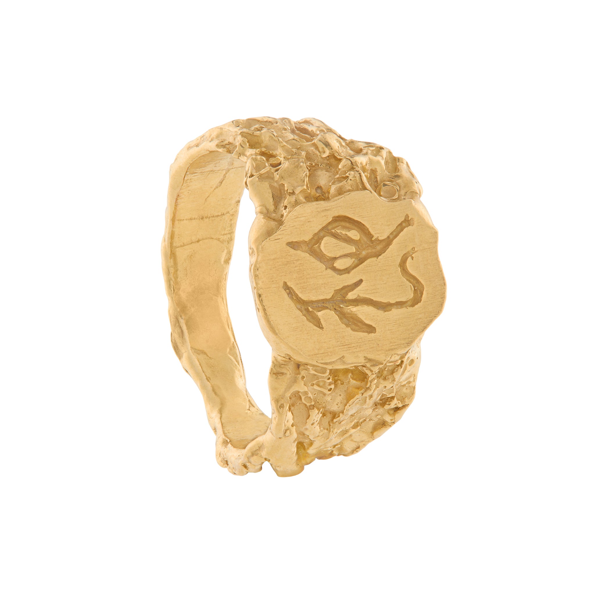 Snake Chinese Zodiac Signet Ring