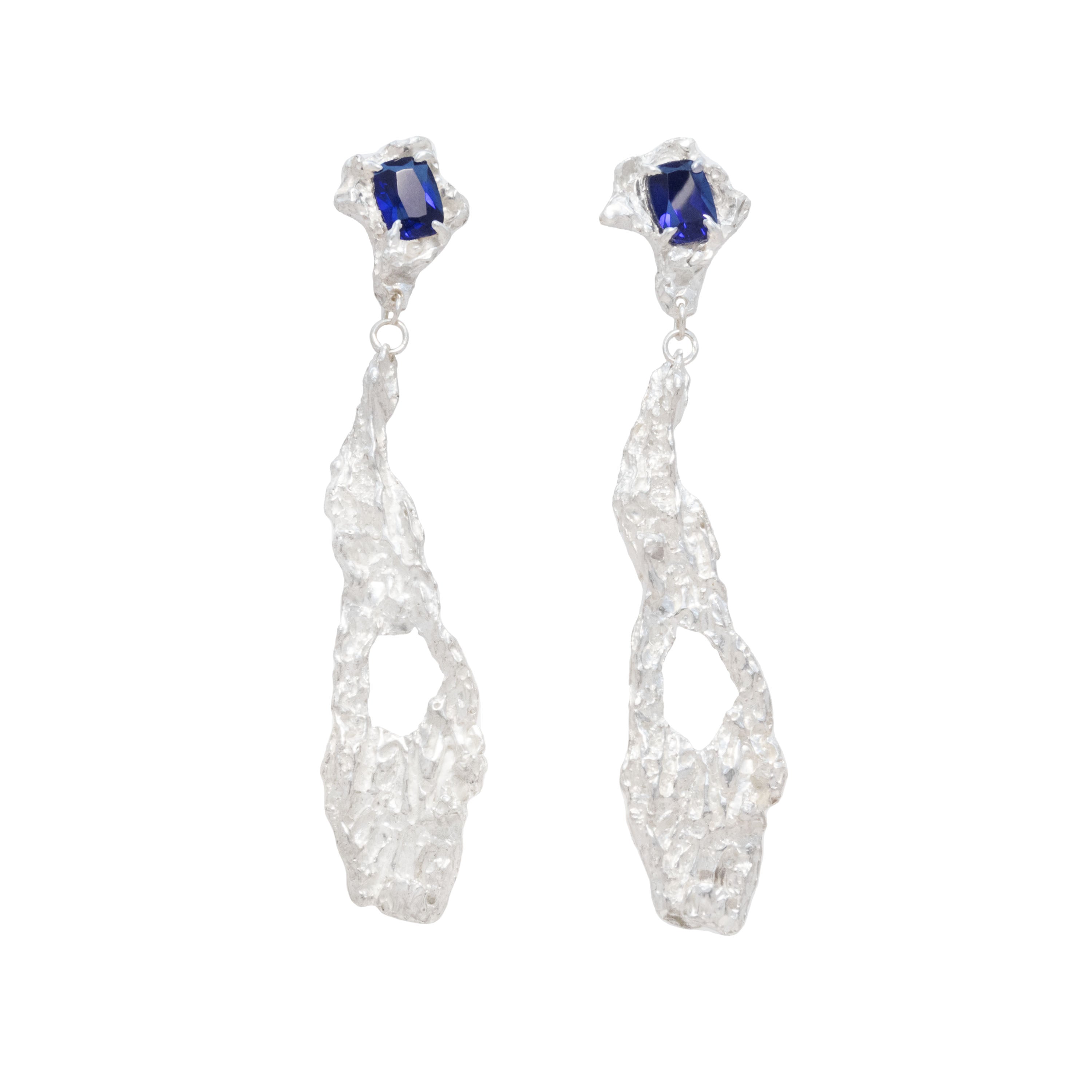 Ceciliae Sapphire Argenti Earrings