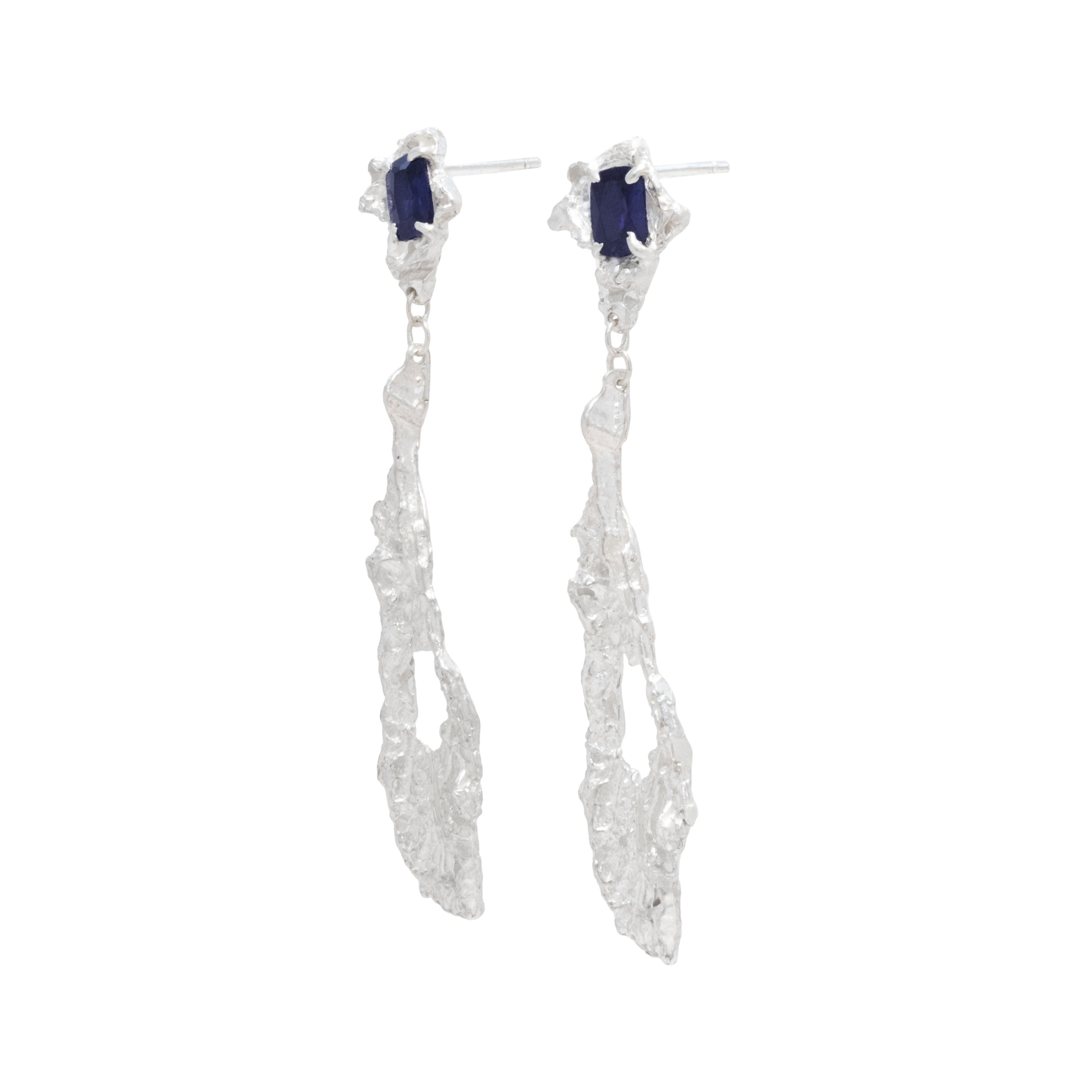 Ceciliae Sapphire Argenti Earrings