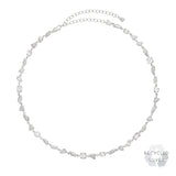 Hali White Sapphire Argenti Recycled Silver Necklace