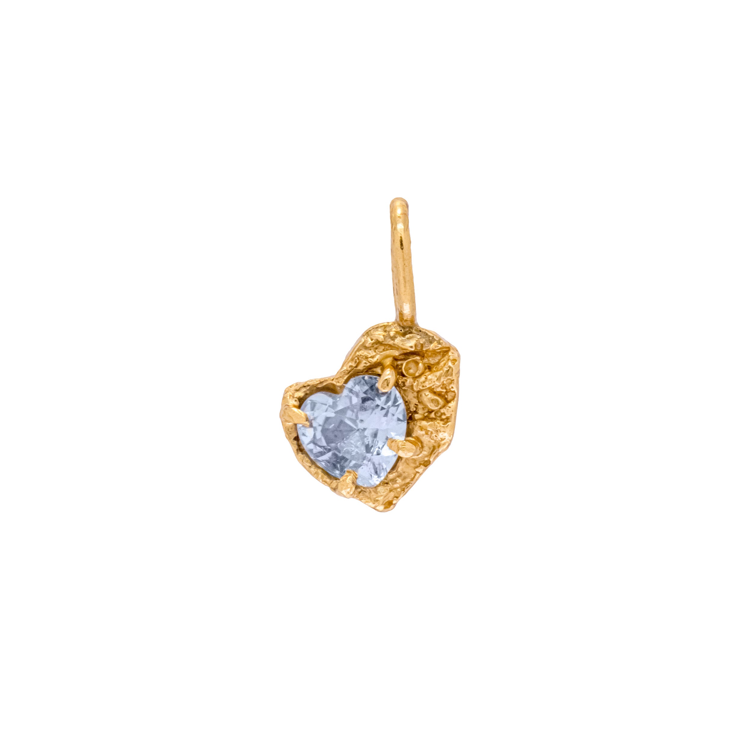 Blue Heart Spinel Pendant