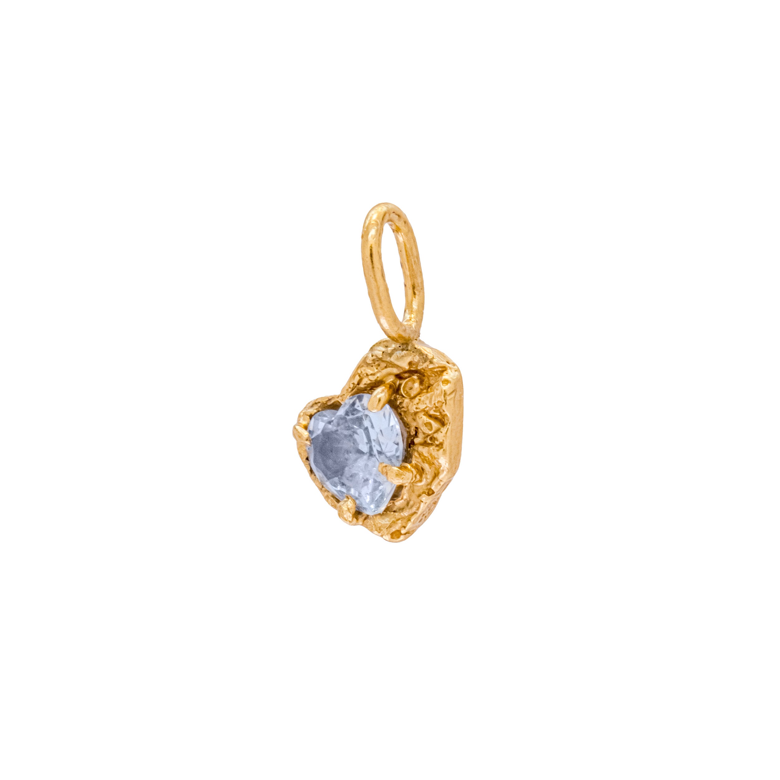 Blue Heart Spinel Pendant