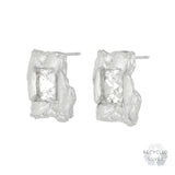 Jaqi White Sapphire Argenti Recycled Silver Earrings