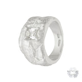 Kai White Sapphire Argenti Recycled Silver Ring