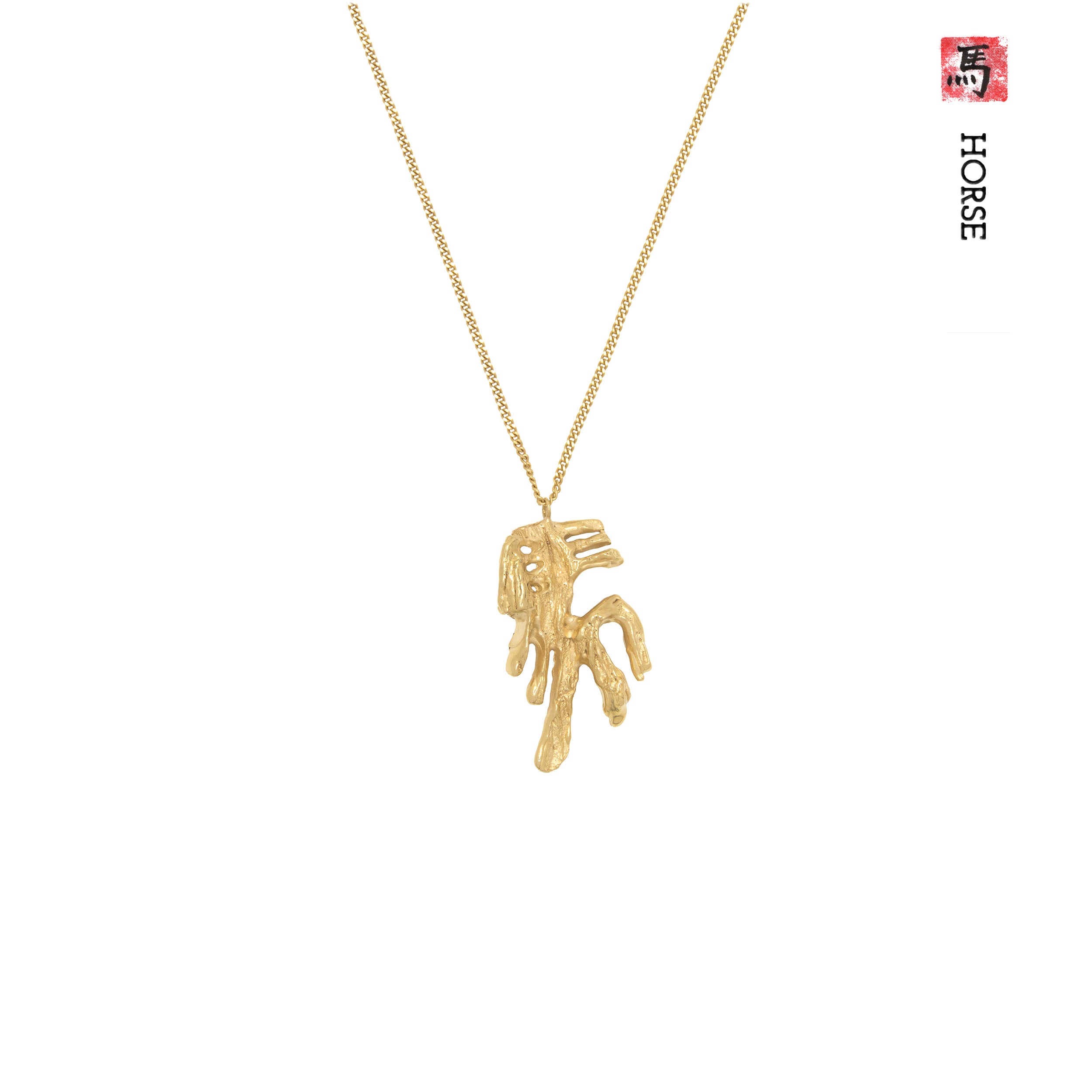 Horse Chinese Zodiac Necklace