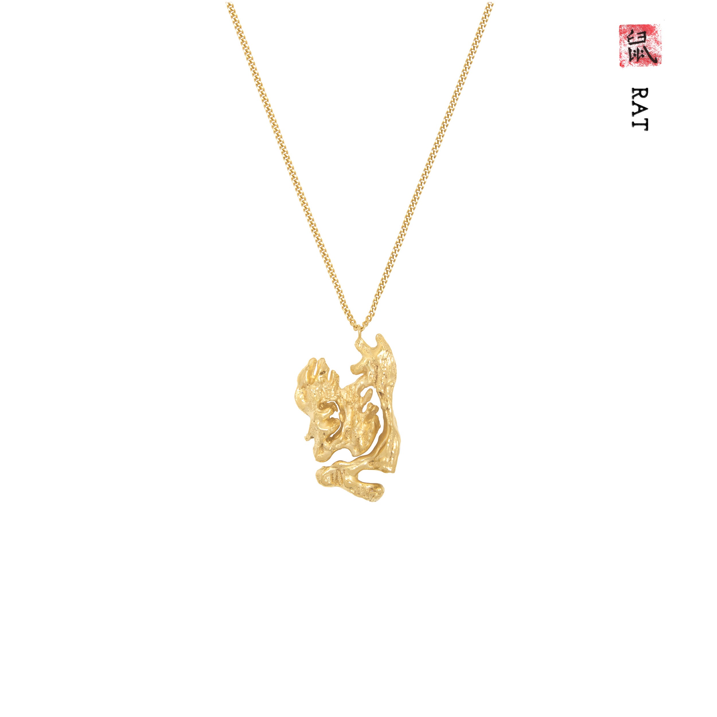 Rat Chinese Zodiac Necklace