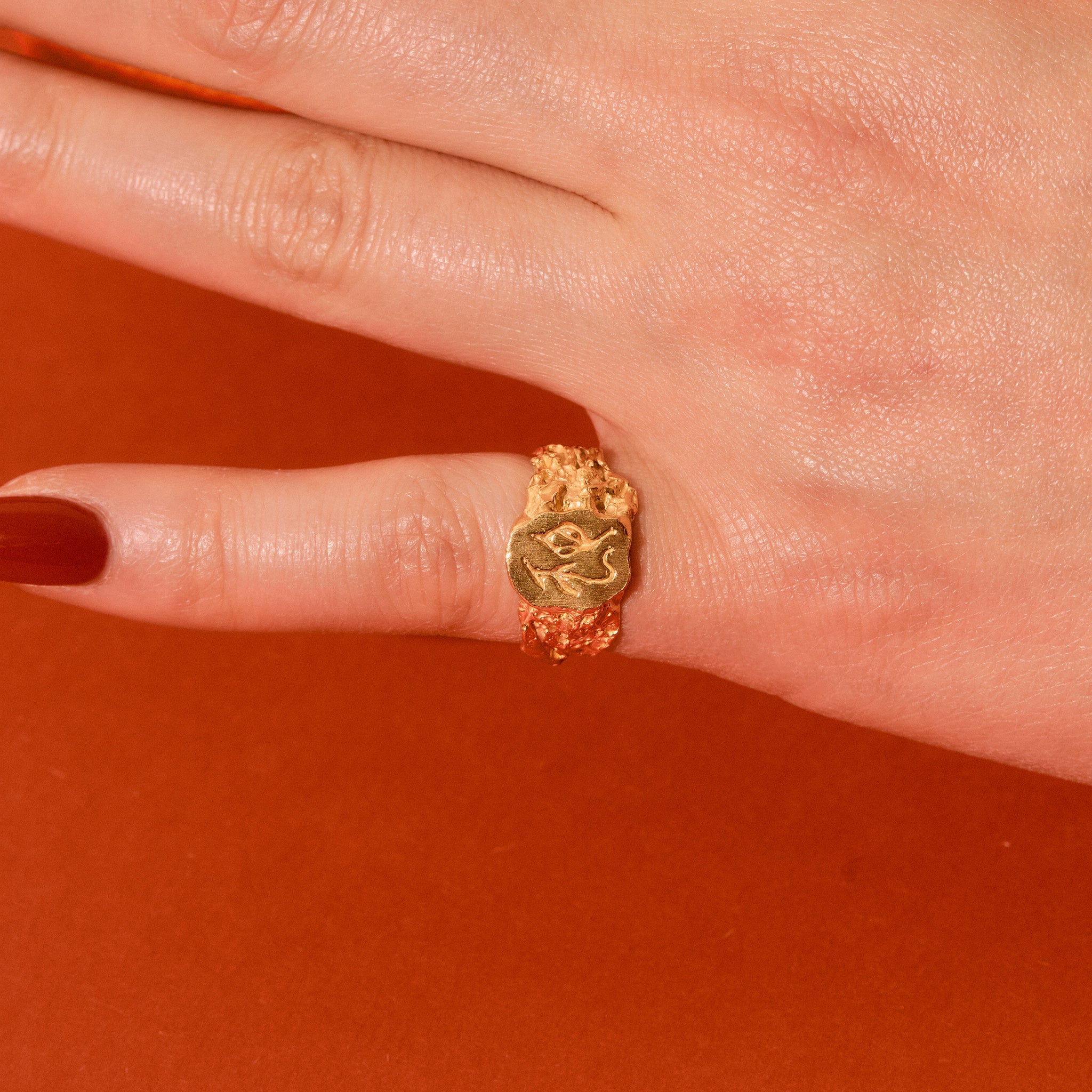 Snake Chinese Zodiac Signet Ring