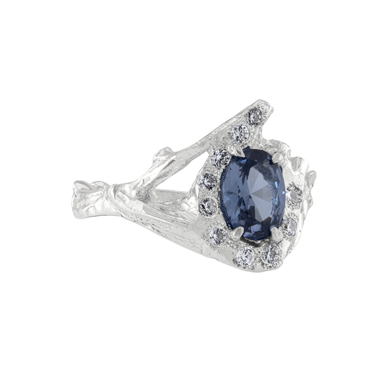 Maya Sapphire Diamond Engagement Ring