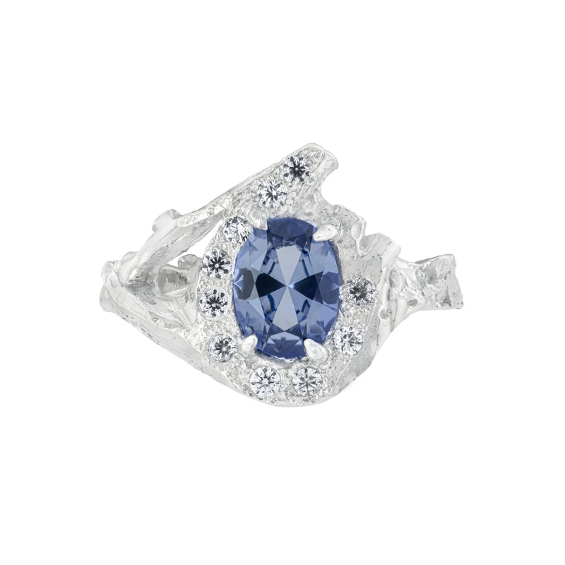 Maya Sapphire Diamond Engagement Ring