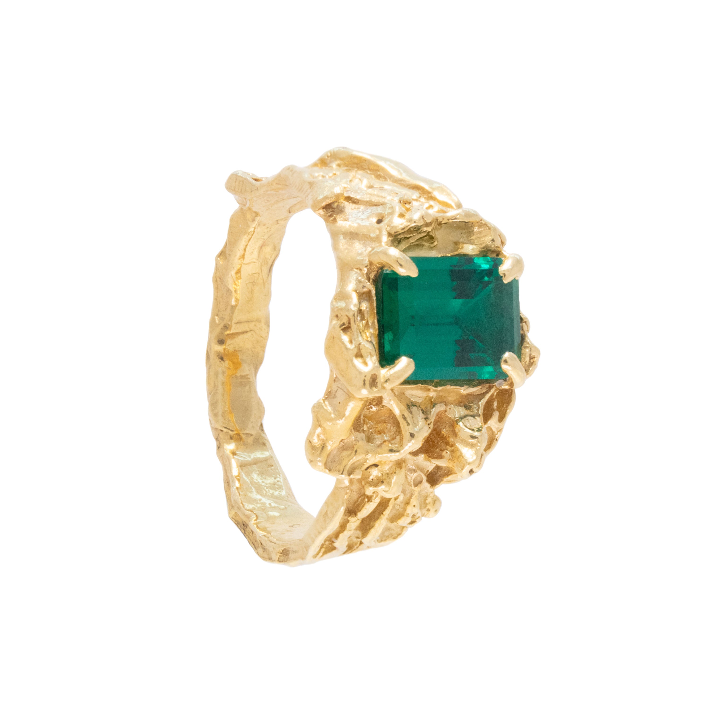 Shimeji Emerald Ring