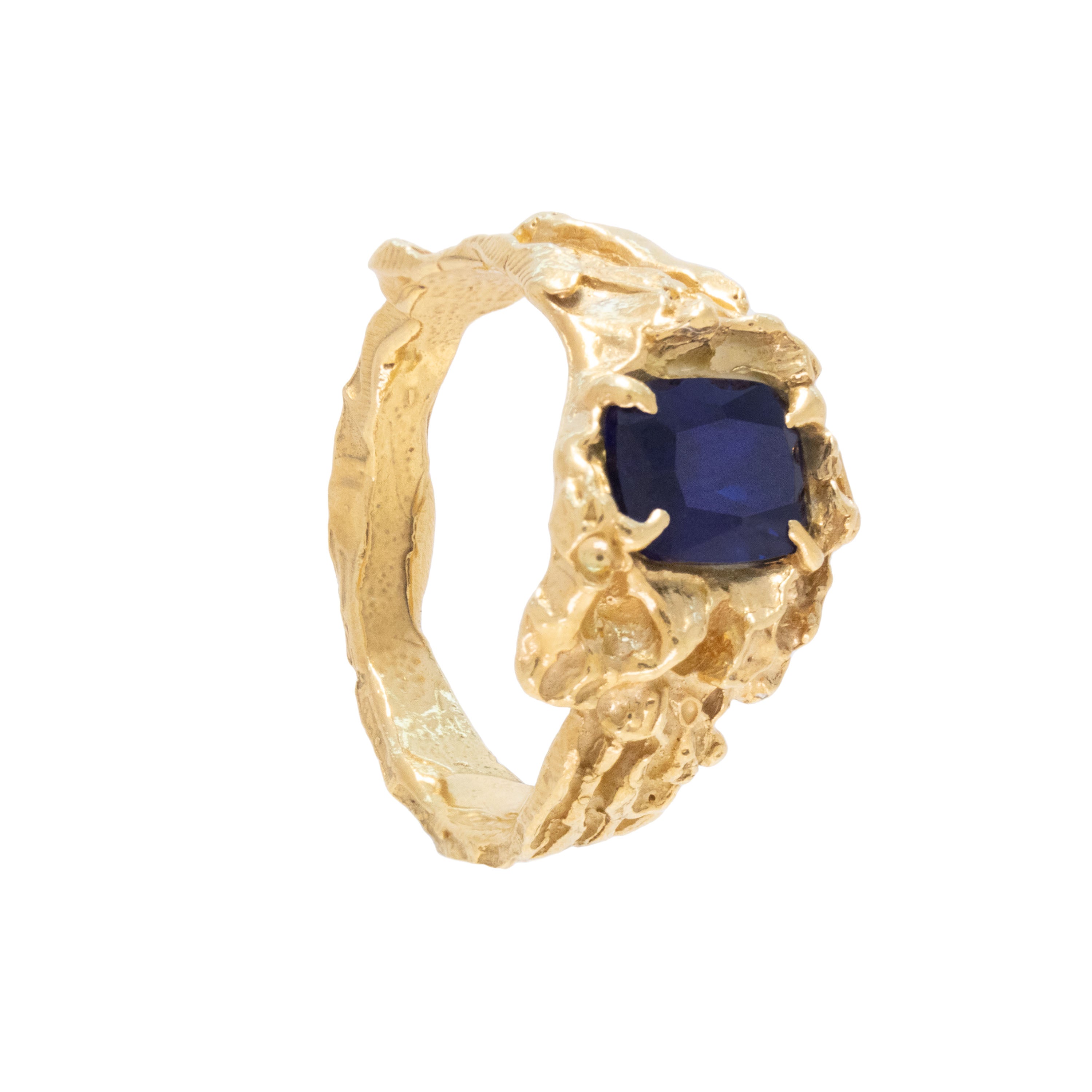 Shimeji Sapphire Ring