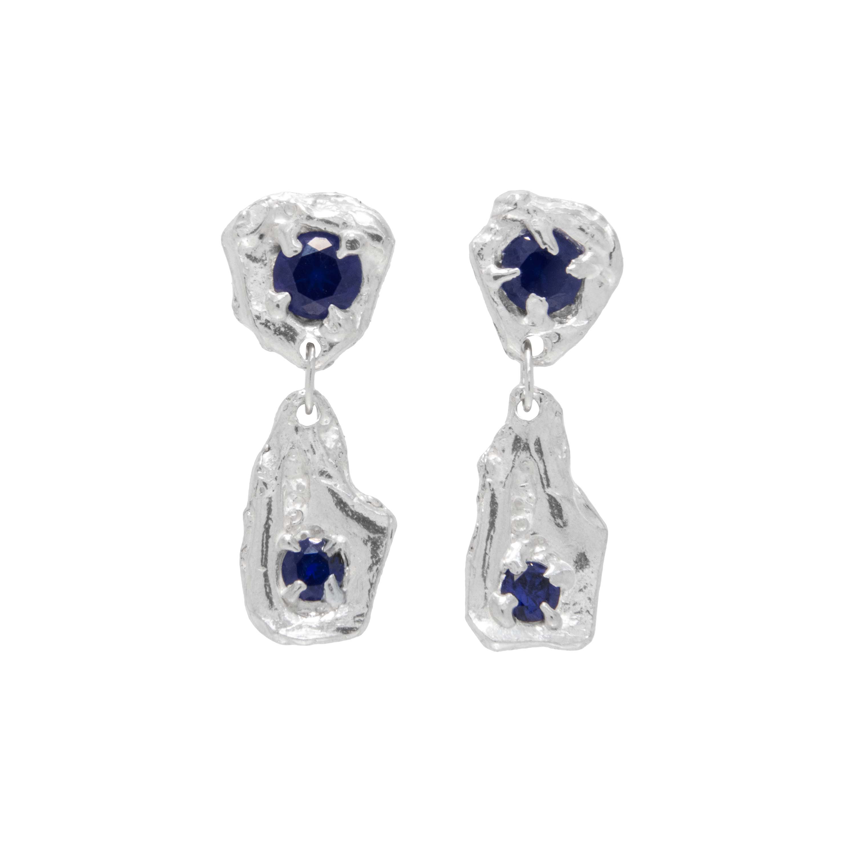 Dia Sapphire Argenti  Earrings