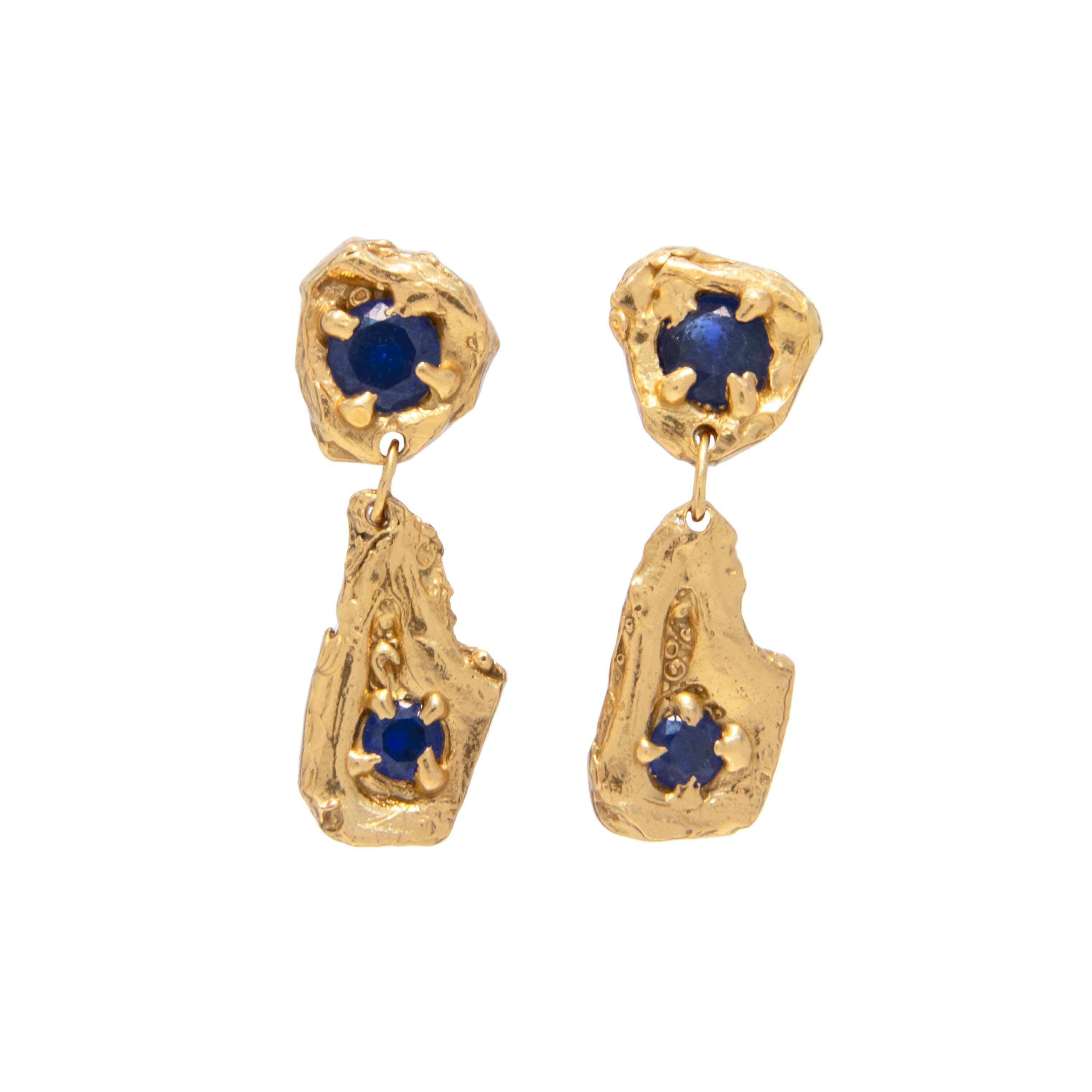 Dia Sapphire Earrings