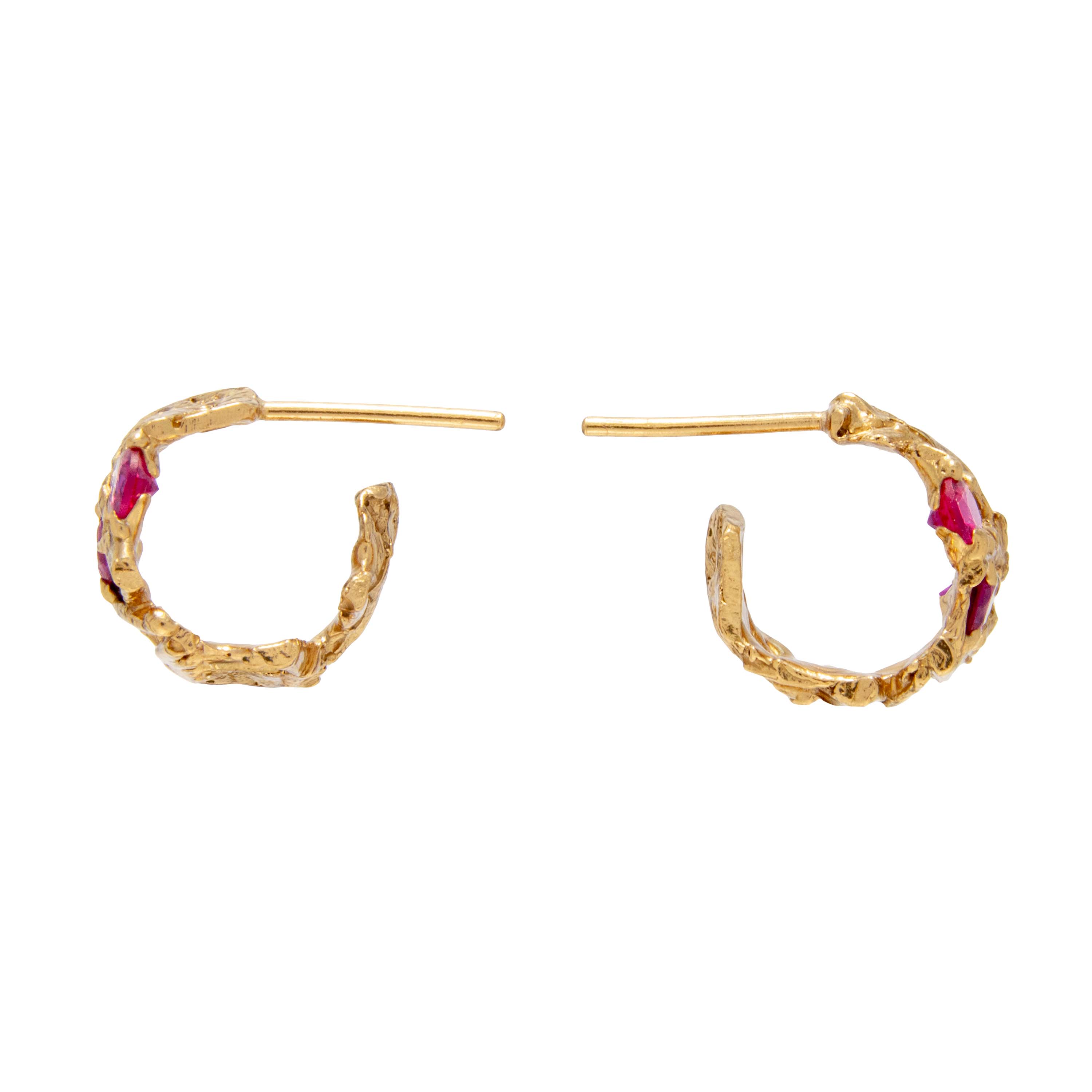 Dila Ruby Earrings