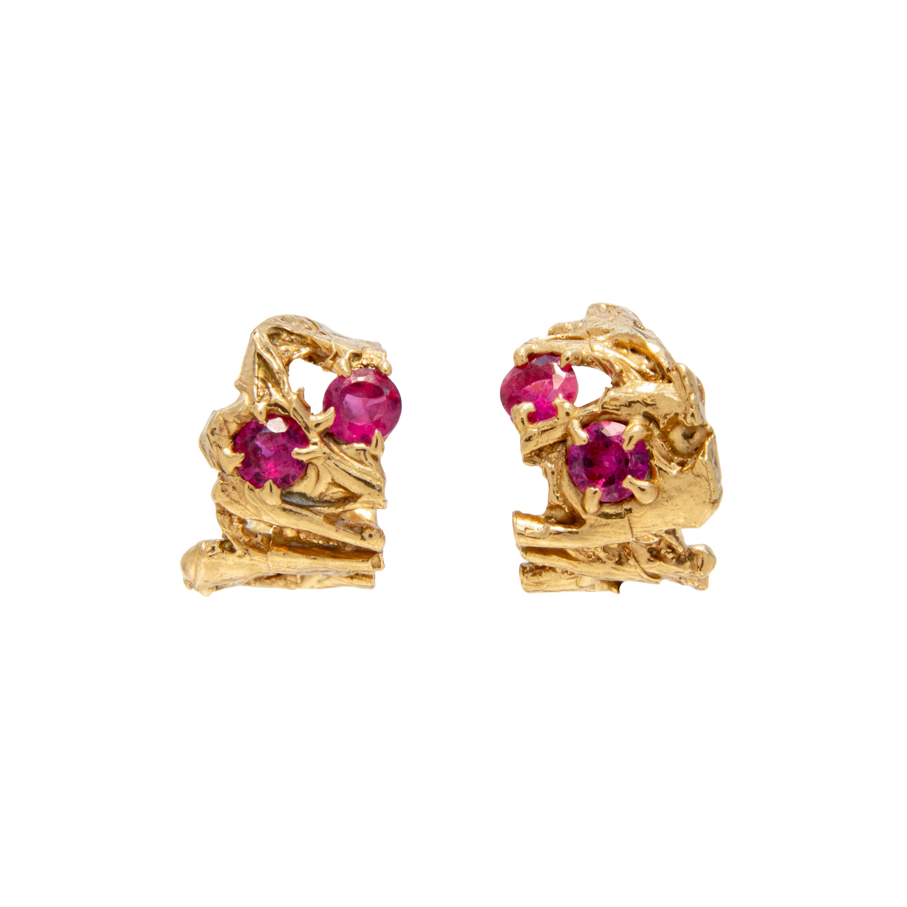 Dila Ruby Earrings