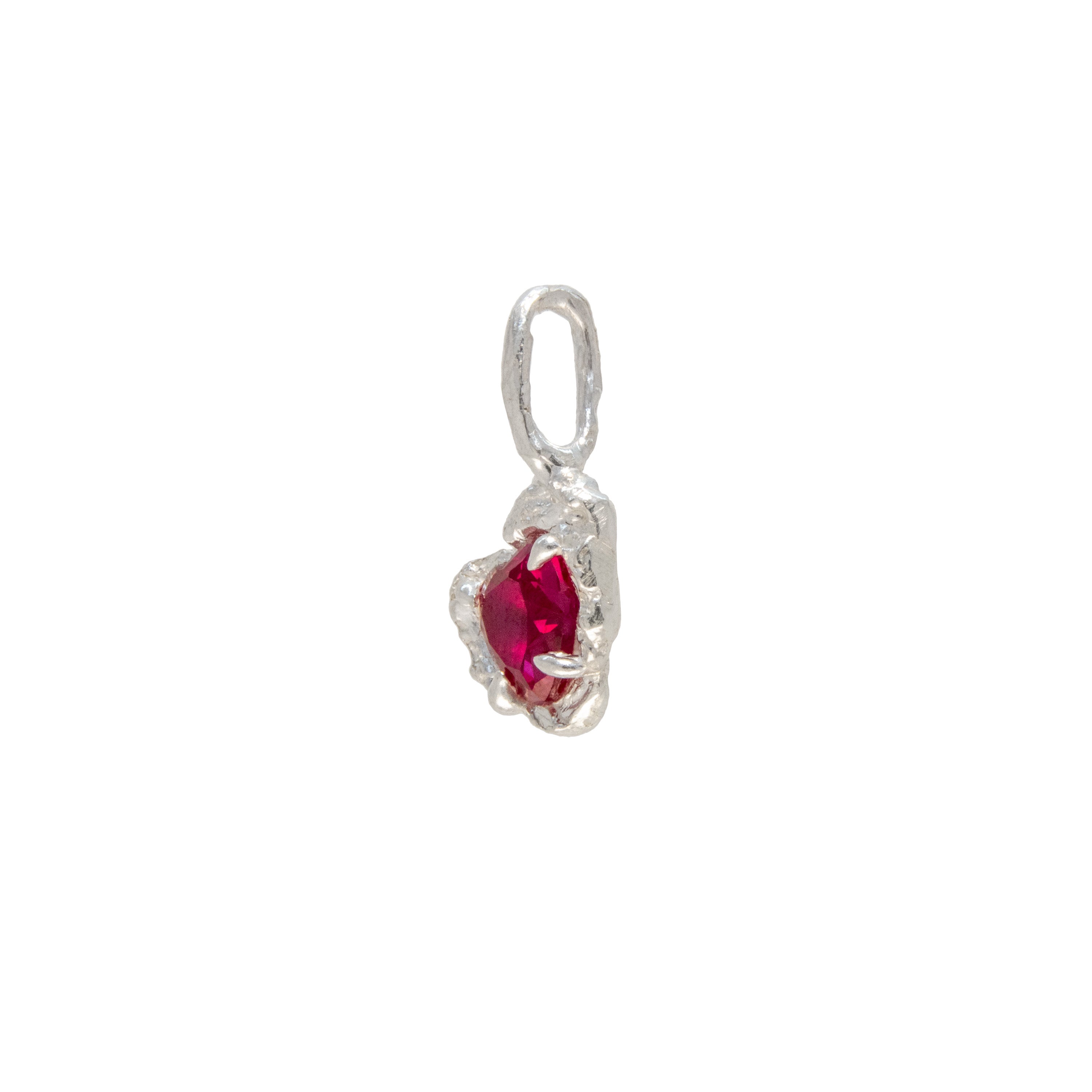 Red Heart Ruby Argenti Pendant