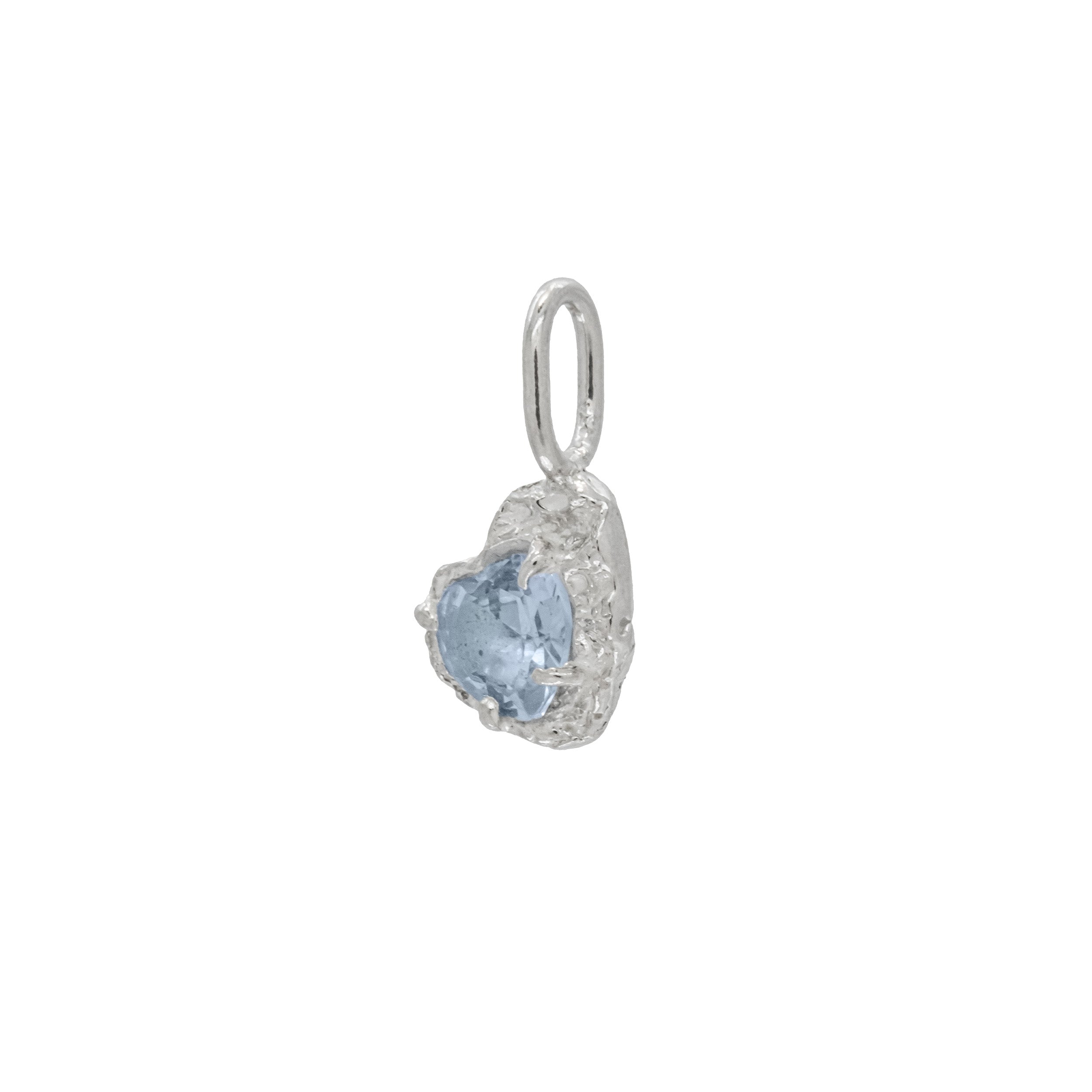 Blue Heart Spinel Argenti Pendant