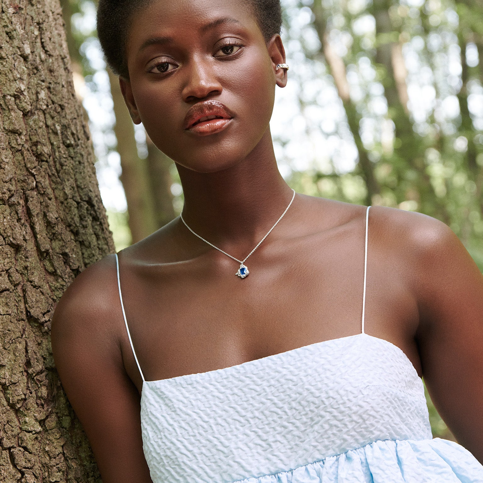 Leana Sapphire Argenti Necklace