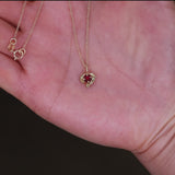 Halia Ruby Recycled Gold Necklace